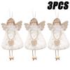 Christmas Hanging Angel Doll Pendant Plush Angel Ornaments Xmas Tree Decors for Wedding Birthday Party New Year Holiday Decor