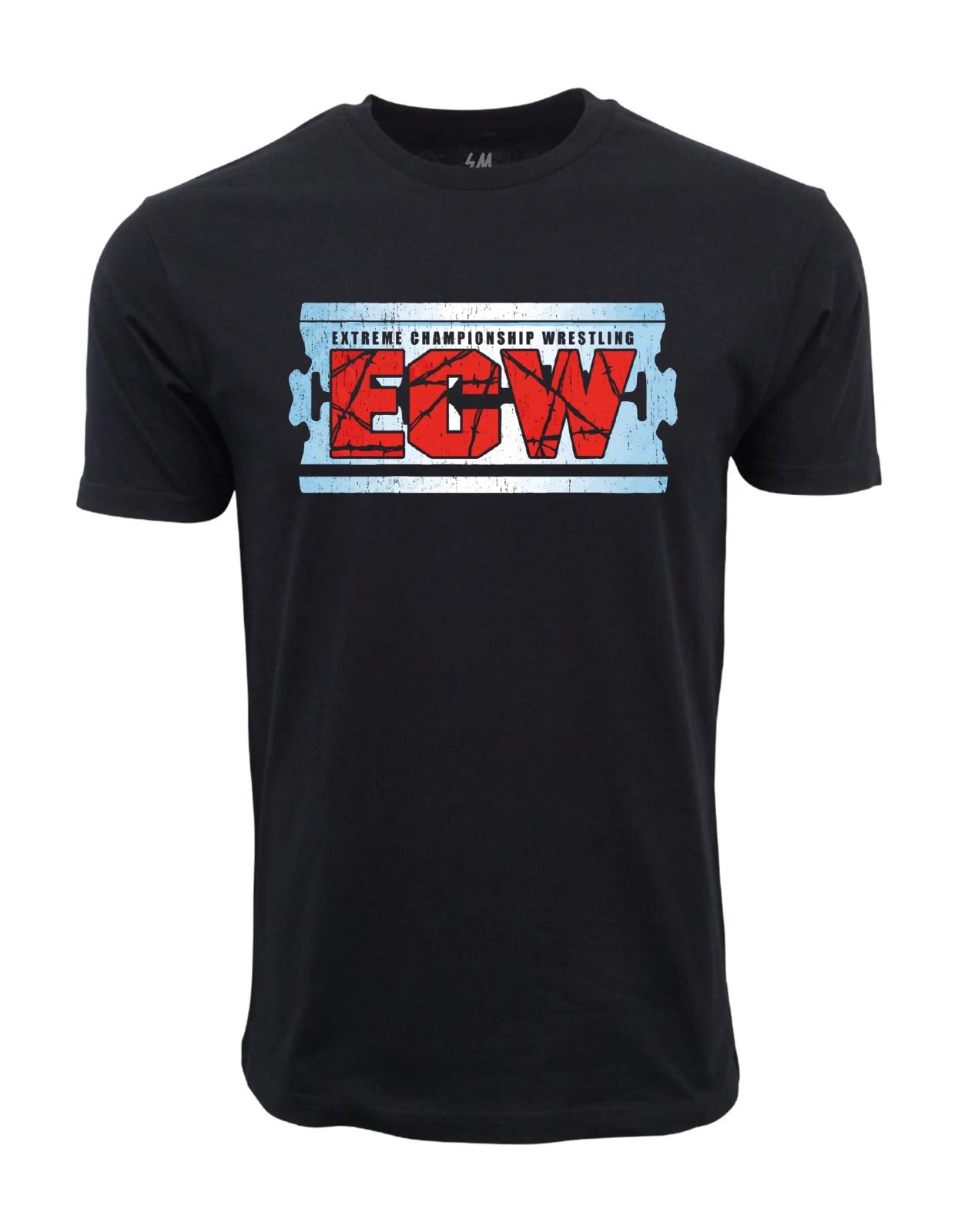 Unisex Adult Casual Graphic ECW Extreme Championship Wrestling Grap... S