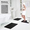 Olanly Soft Memory Foam Bathroom Bath Mat Absorbent Non-Slip Bath Mat Washable Comfortable Bath Mat Easy To Dry For Bathroom Rug