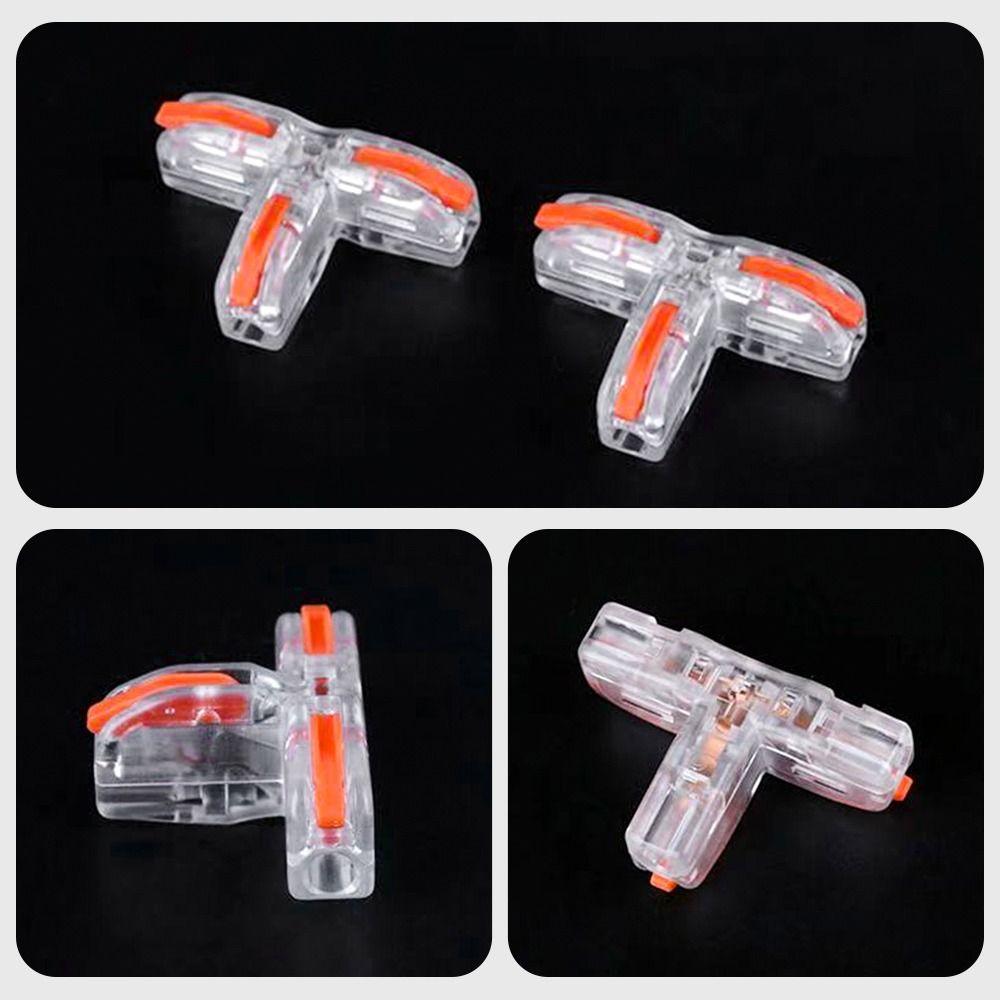 Universal Compact Quick Terminal Block T Type Compact Splice Electrical Connectors  Electrical