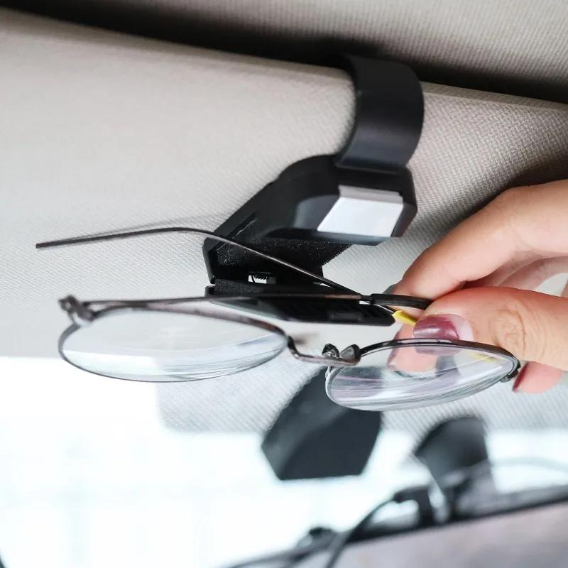Car Glasses Clip Cars Sun Visor Automotive Hanger Clip Ticket Card Mount Clips Sunglasses Holders for Car Accessories 1/3/5pcs