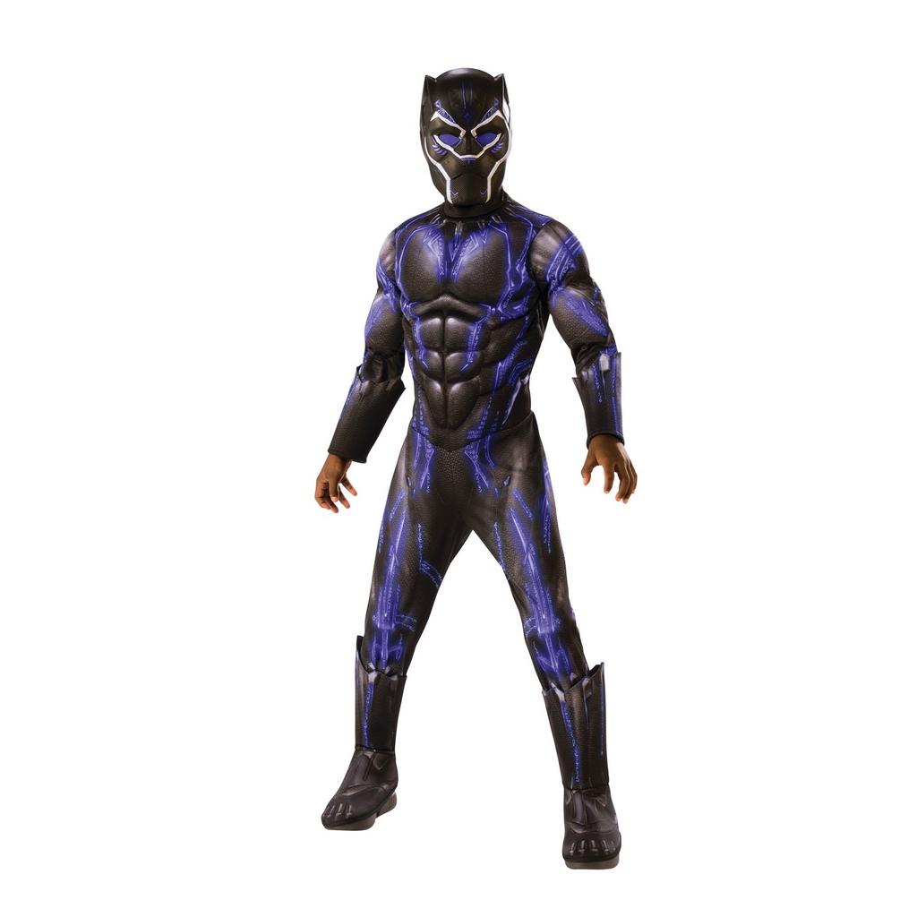 Black Panther Deluxe-Kampfanzug-Kostüm für Kinder/Kinder