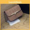 Durable Small Square Cross Body Bag With Chain In Rich Pu Leather