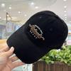Fashion Hat Korean ins Alphabet Embroidery Autumn Baseball Cap Men's and Women's Wide Brim New Face Small High Quality Cap