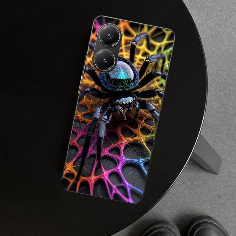 Black Widow Spider Insect Phone Case Cover for Xiaomi Poco X6 X5 X7 Pro F7 Ultra Redmi 15C 15 13C 13 12C 12 10C 10 10A 9C 9A 9T