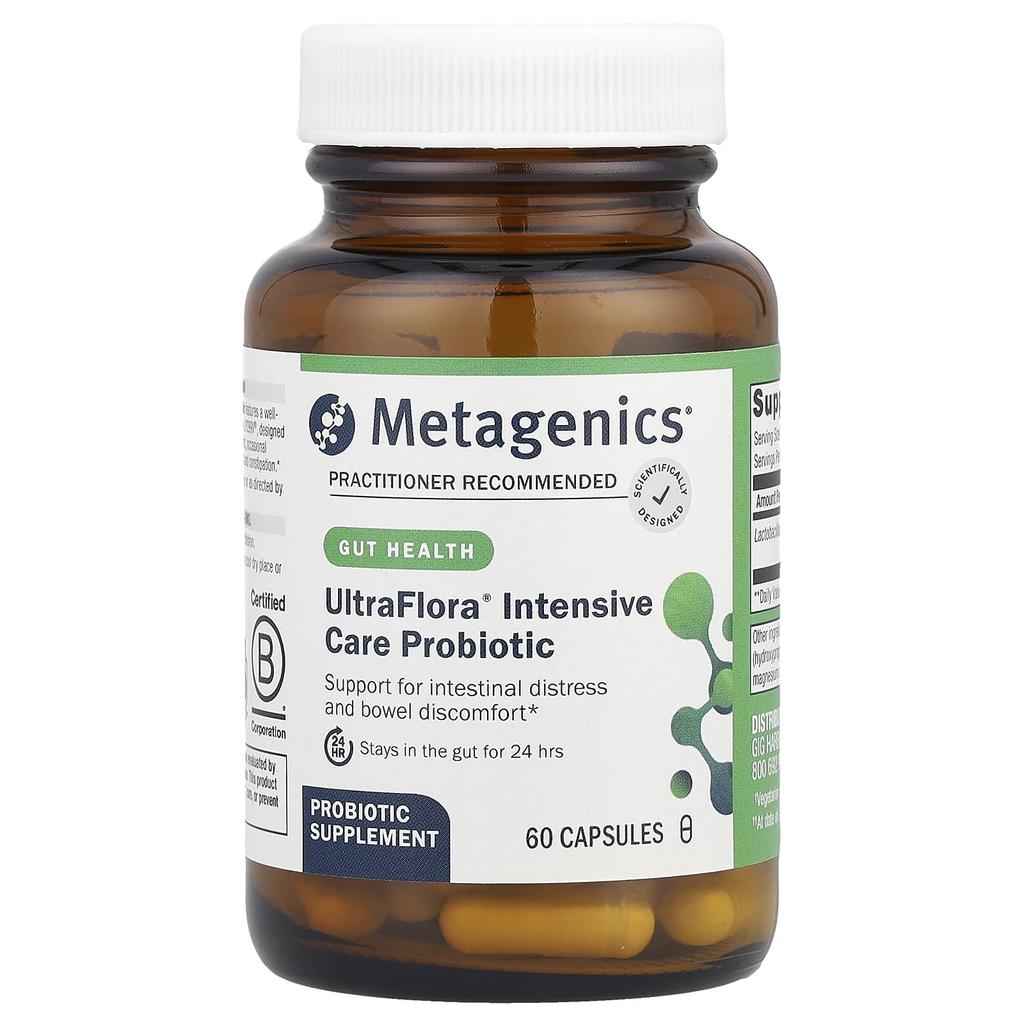 Ultraflora® Intensive Care Probiotic, 60 Capsules (85 mg (10 billion Cfu) per capsule)