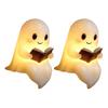 Ghost Night Light Desk Ghost Reading Book Lamp Cartoon Ghost