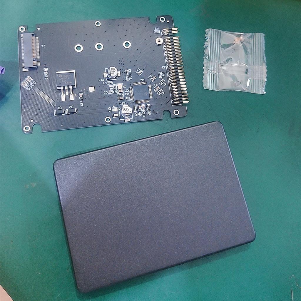 NGFF M.2 SATA SSD to 2.5 IDE 44 Pin Converter Adapter Case Black