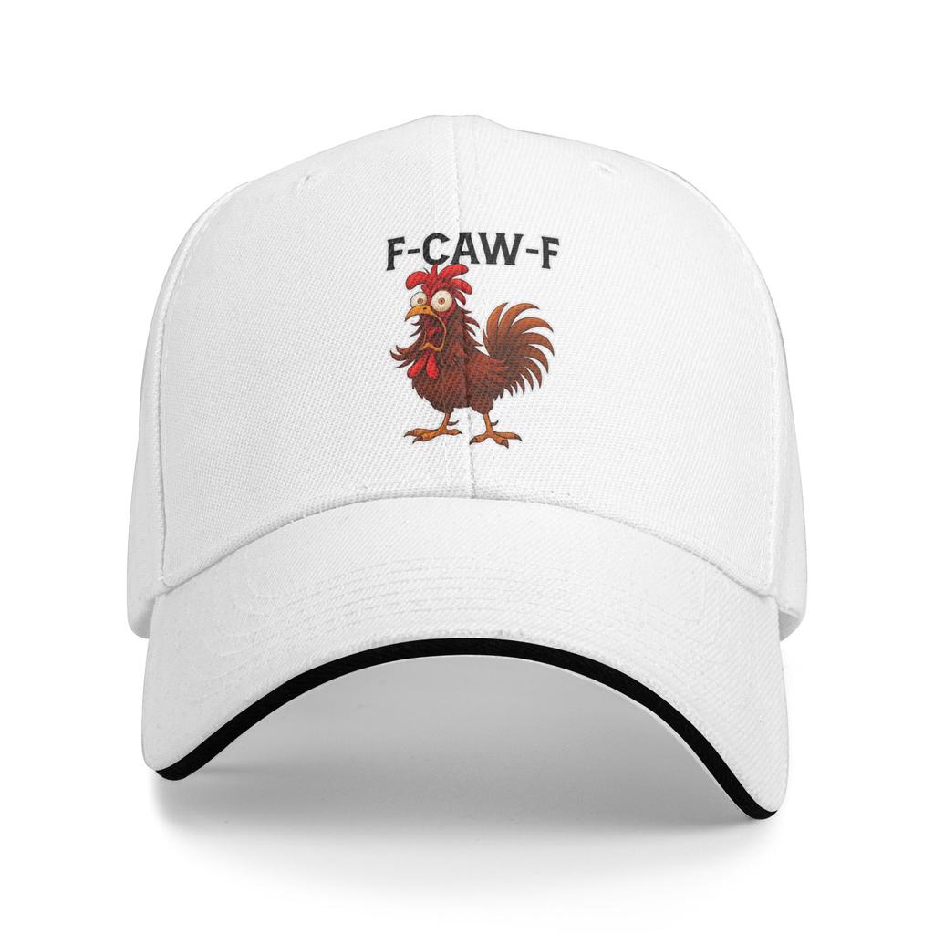 F Caw F Kuře Vtipný Meme Slunce Baseballová Čepice Letní Dámská Pánská Vlastní Trucker Čepice Prodyšná Trendy Venkovní Sportovní Snapback Čepice