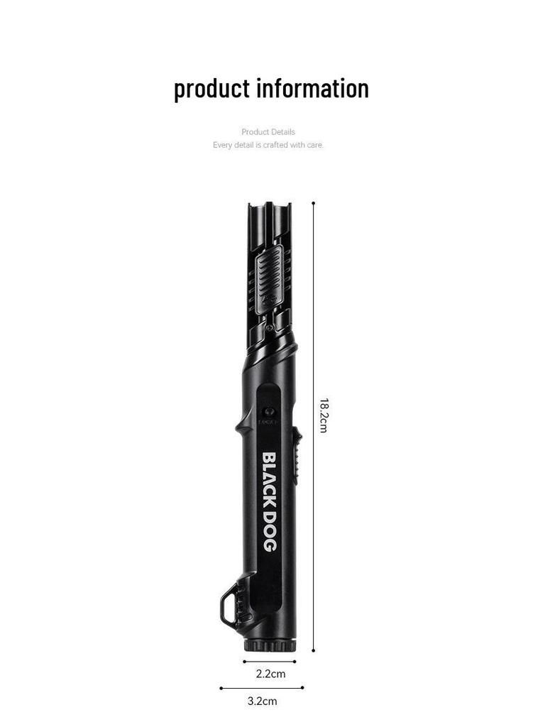 Blackdog Outdoor Rechargeable Windproof Camping Lighter with Rotating Head Tactical Torch
