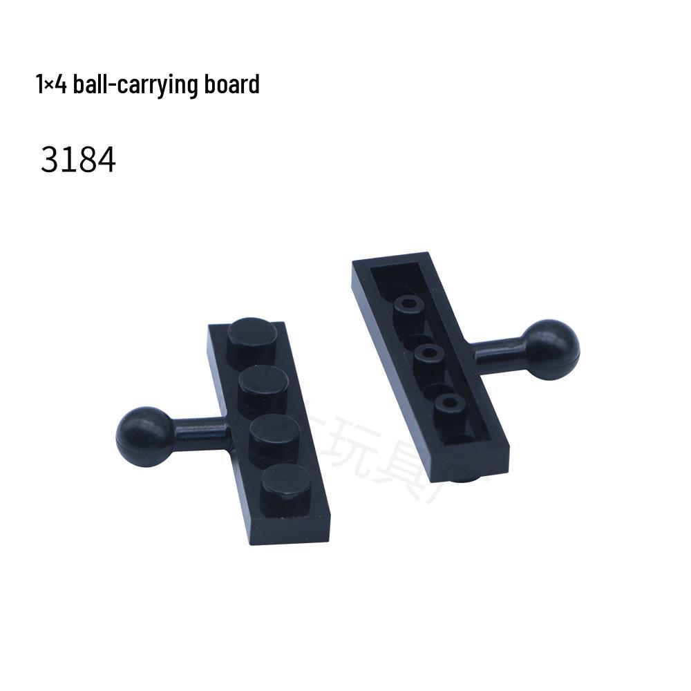 LEGO-Compatible 1x4 Ball Joint Brick 3184