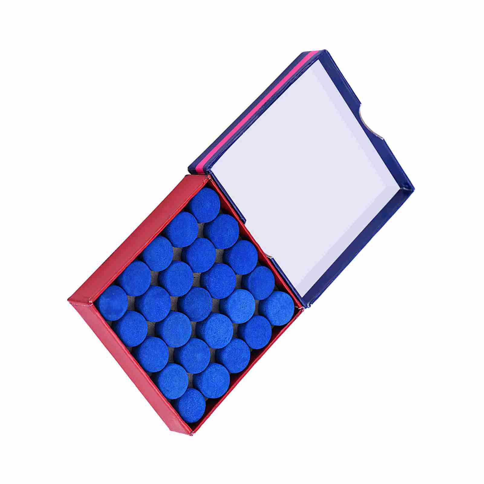 

50 pcs Lot Blue Glue on Single layer Billiards Pool Snooker Cue Tips 9mm