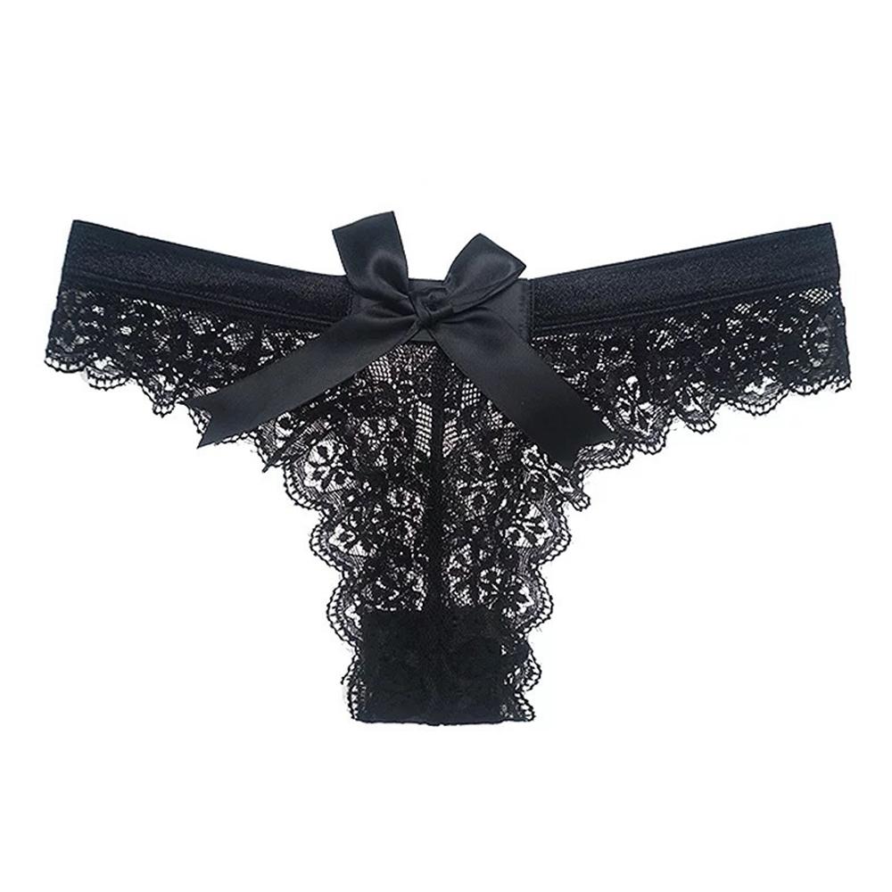Women's Lace Transparent Sheer Low Waist G string Panties Sexy Knickers