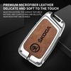 RUDX8 Zinc Alloy Car Smart Remote Key Fob Case Cover Protector Shell For Skoda Superb A7 Karoq Kodiaq 2020 2021 Keychain Accessories
