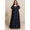 Indian Cotton Breathable Night Gown Women Designer Lightweight Maxi Nighty
