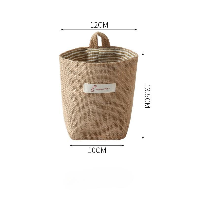 

Hanging Bag Wall Hanging Dormitory Bed Mini Shim Bag Upper Bed Side Bedside Mobile Phone Door Back Storage Bag #3635