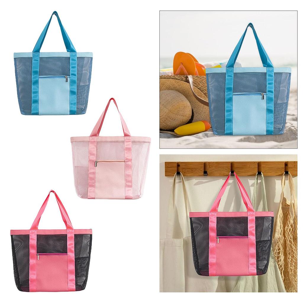 Womens Beach Bag Large Shopping Bag Travel Bag Lightweight Pool Bag for Music Festival Holiday Swimming Sporting Event Workplace