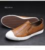 New Summer Men's Breathable Casual Shoes British Business Leather Shoes  Slip-on Loafers Board Shoes Zapatos Casuales