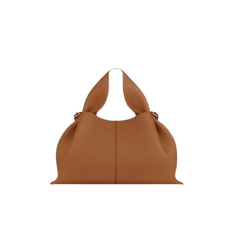 Polene Cloud Bag: Französische Nische Damen Retro Europäische & Amerikanische Handtasche, Unterarm Schulter & Crossbody Tasche, Leichter Luxus Mode.