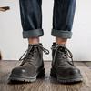 Retro Men Boots Sneakers Outdoor Fashion High Top Anti-slip Wearable Shoes Casual Leather Street Style Ankle Boots Cowboy Boot