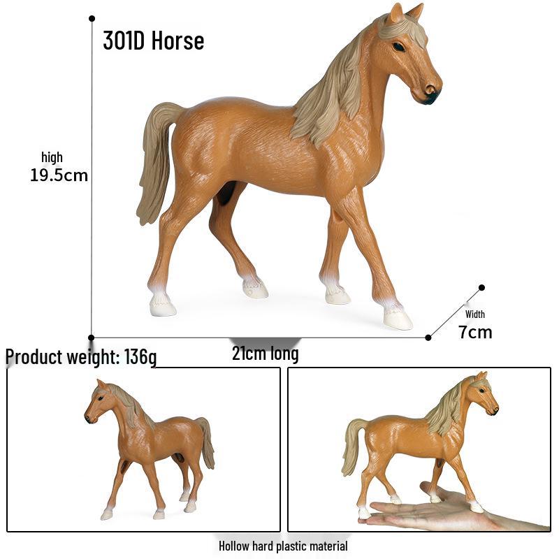 Cross-border Children s Large Horse Model Toy - Simulated Stallion Ornament