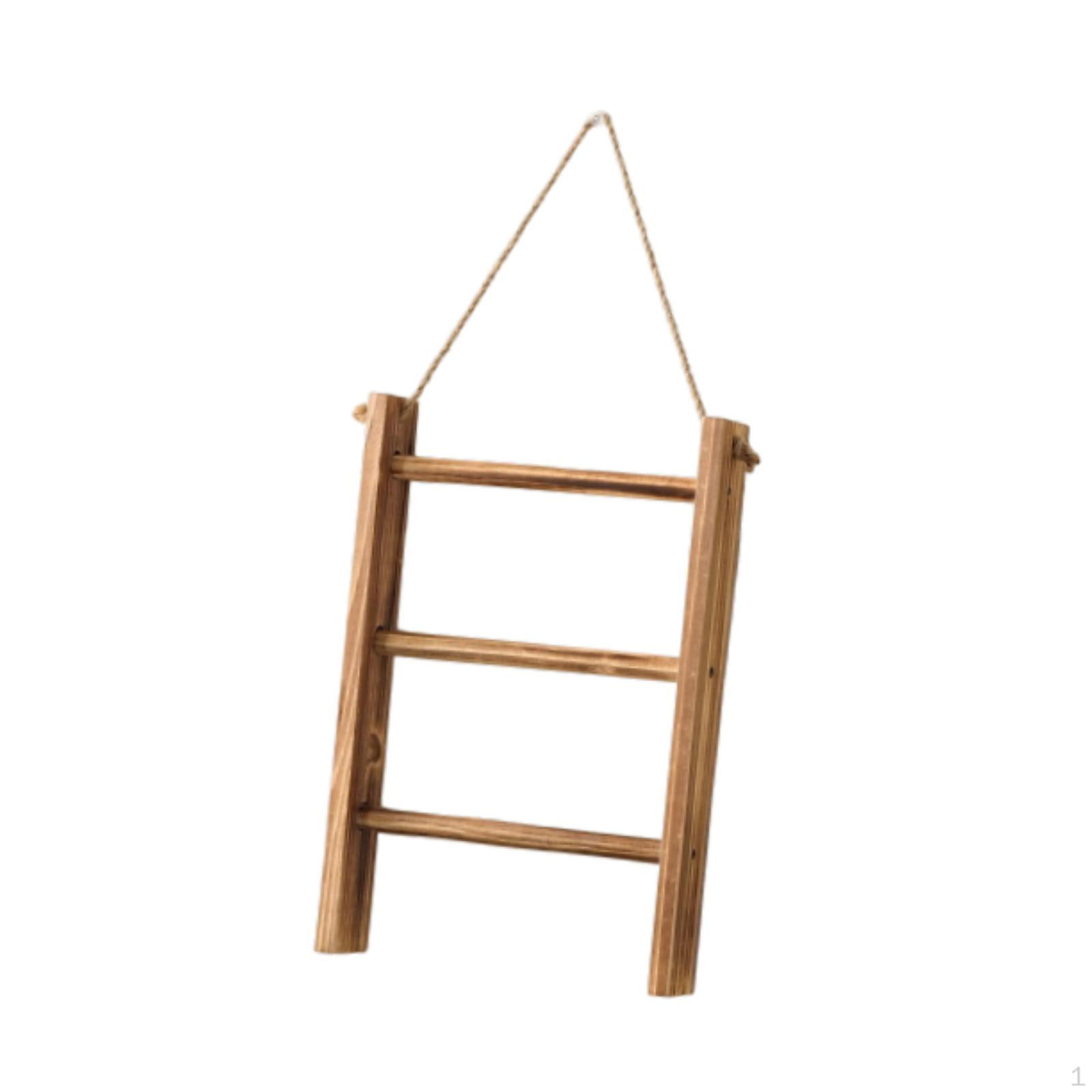 

Rustic 3-Tier Wooden Towel Rack for Farmhouse Or Hotel Bathroom Old wood