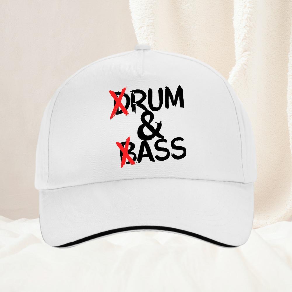 Unisex Women Drum And Bass Trucker Cap Unisex Visors Baseball Caps Polyester Rum And Ass Hats Sun Hat Breathable Sun Caps