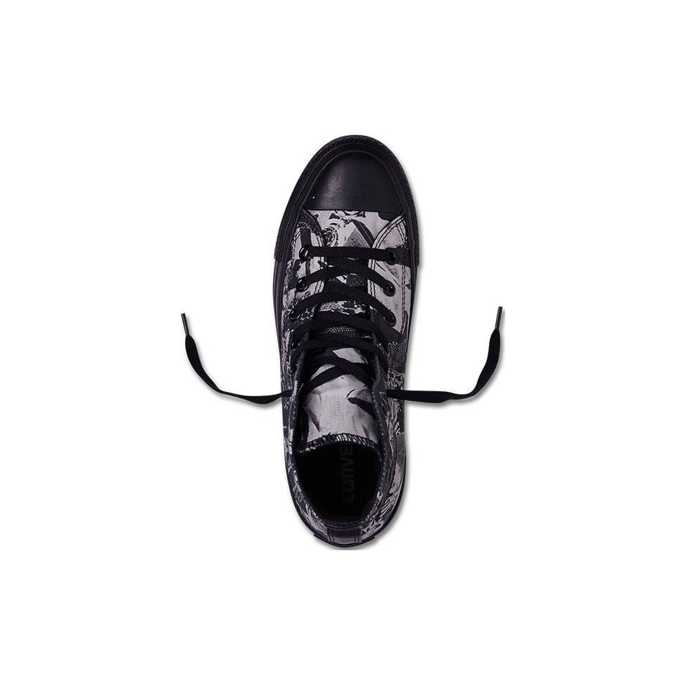 (WMNS) Converse Chuck Taylor All Star High Top 'Parchment Print Black' Women's 549640C