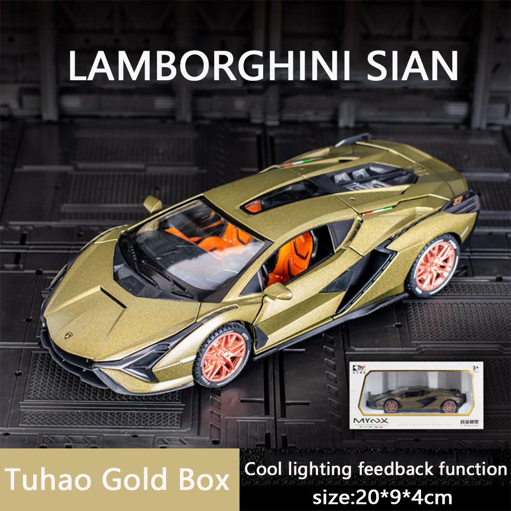 Lambor Sian FKP 37 Static Sports Gift Series, Druckgussauto im Maßstab 1/24