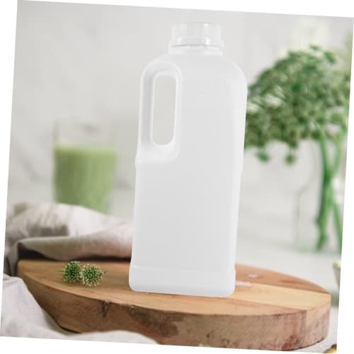 NUOLUX 3-Piece Water Jug, Food-Grade Plastic Jar with Lid, Ergonomic Handle, Lightweight and Portable for Water Storage