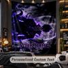 Personalized Wall Tapestry,Solo Leveling Custom Printed Name, Fabric Wall Art For Indoor Room Backdrop