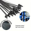 160PCS Reusable Design Wire Harness Clips Corrugated Pipe Cable Management Clips  UTV Wiring