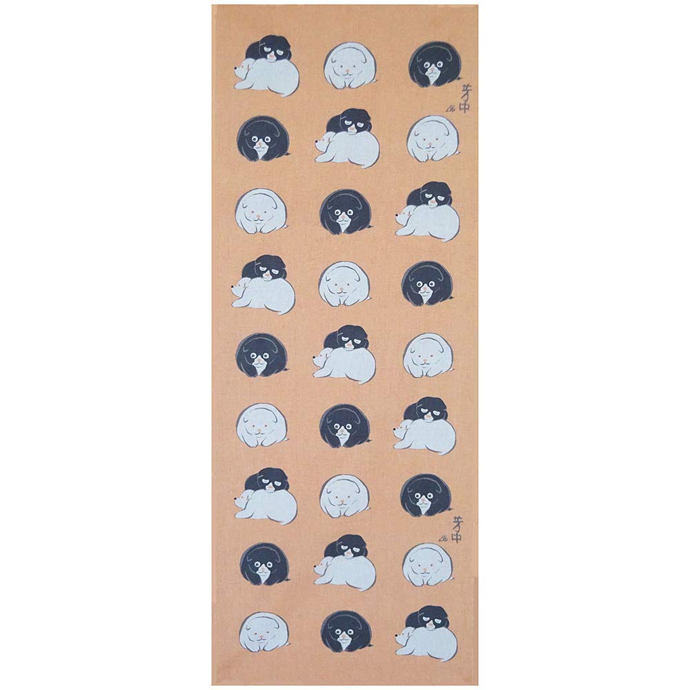 

Unsodo Tenugui hand Houchu Puppy Peach Width 14 x Height x Thickness cm (Japanese towel) - T-14 - 23.5 0.2