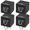 P6SDT FOAB-14B192-AA Automotive Relay (Pack of 4) – High-Performance 40A 12VDC 5-Pin F0AB-14B192-AA for Ford Electrical Systems