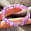 8Mm Retro Natural Amethyst Bracelet, Beaded Bracelet, Tiger'S Eye Stone Light Luxury Jewelry.