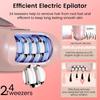 5 In 1 Electric Epilator for Women, USB Rechargeable Hair Removal Shaver for Body Face Bikini Portable Wet Dry IPX7 Waterproof Razor