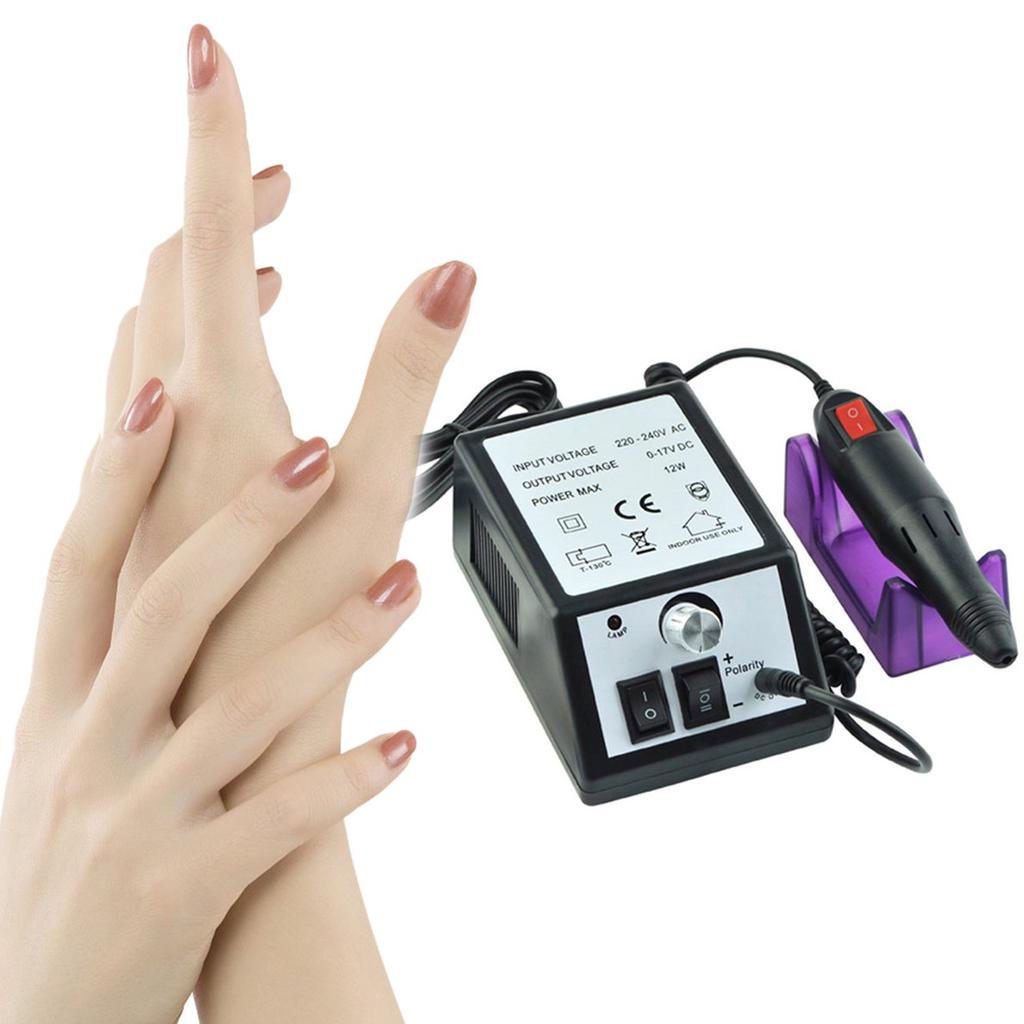 Electric Nail Art Drill Machine Salon Manicure Nail File Sanding Bands Equipment Home DIY Tools