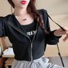 2025 Women's Trendy Hooded Short Zipper Cardigan - Long Sleeve Casual Autumn Jacket