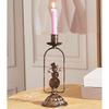 Set of 3 Stylish Metal Candle Stand with Seasonal Design Iron Texture Perfect for Indoor Outdoor Christmas Celebration