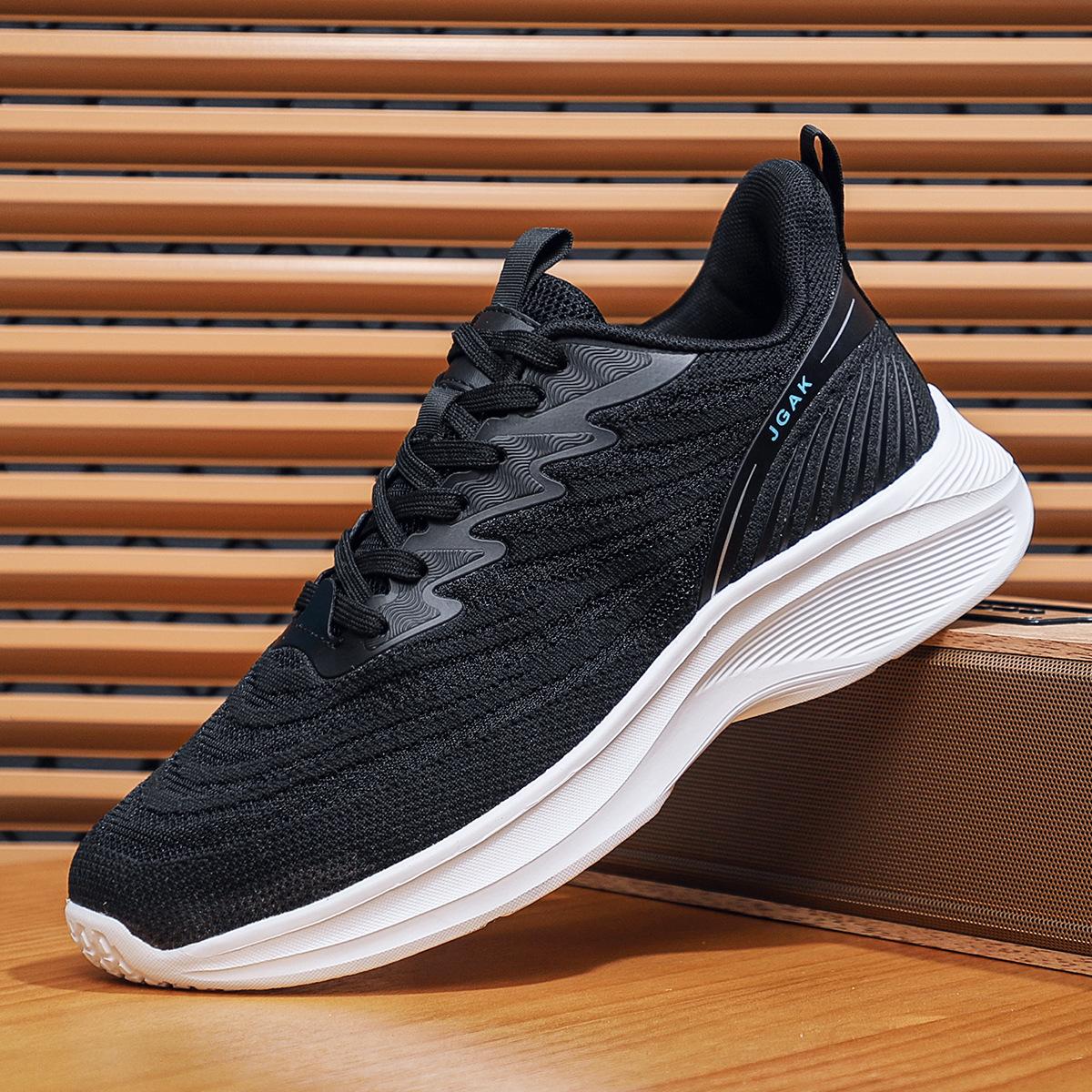 

Summer large size 50 lightweight foreign trade sports shoes men s casual running shoes lightweight mesh breathable casual shoes tide 39 чёрный