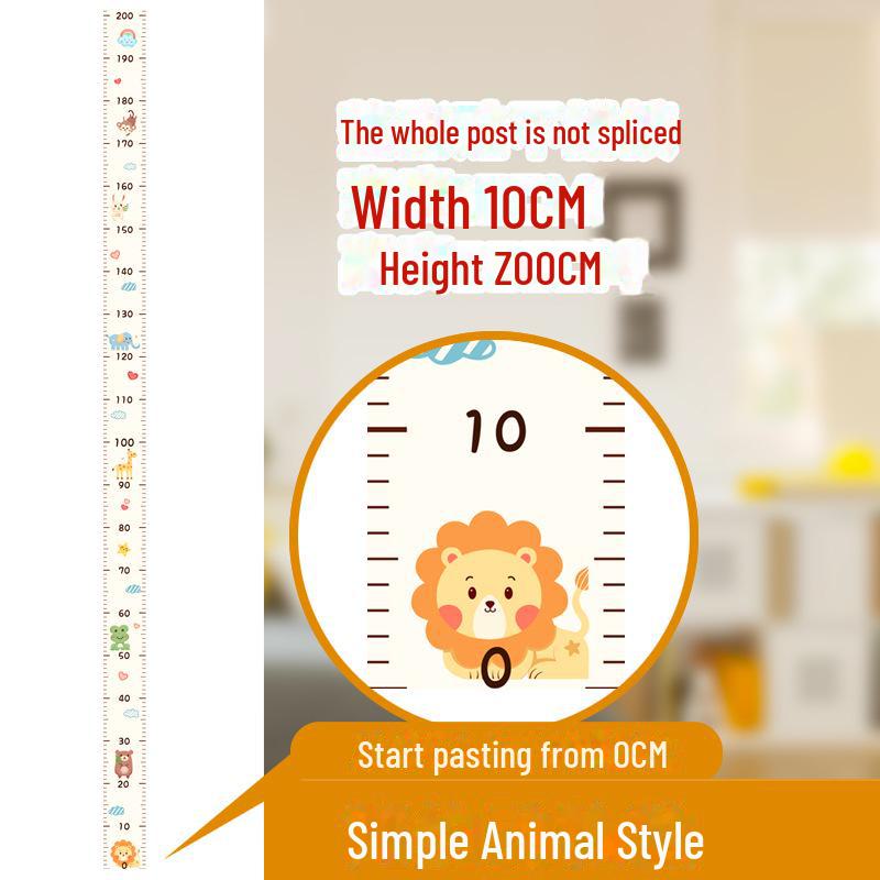 

Наклейки на стену с диаграммой роста для детей: Простая в применении, безопасная линейка от 0 для отслеживания роста младенцев и детей. Height Sticker