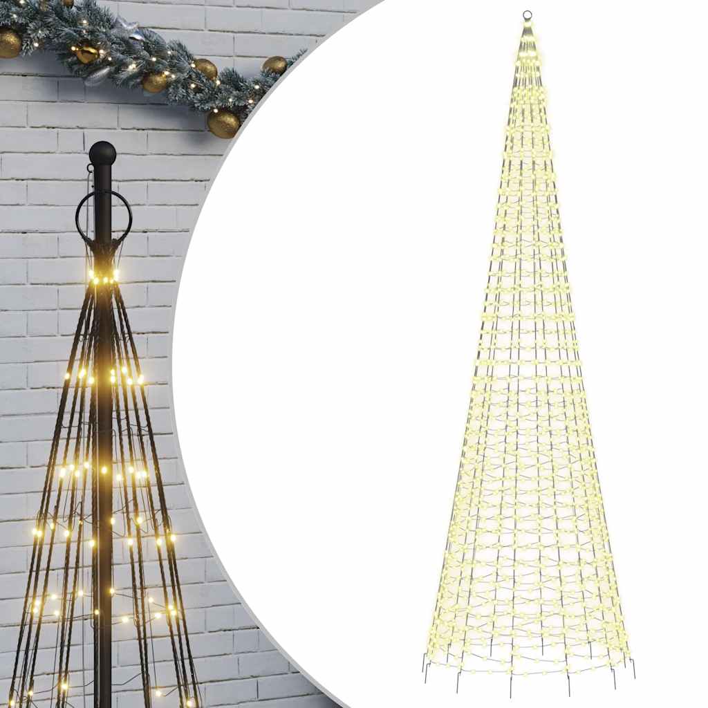 LED Christmas Tree 1534 Warm White LEDs 500 cm