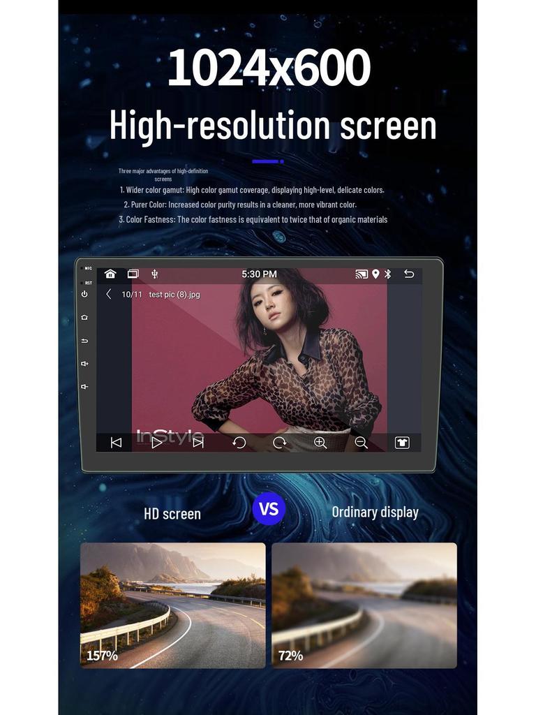 Peugeot 508 7-inch Navigation Touch Screen Hardware with Carplay