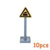 Non-Toxic Moc City Traffic Road Signs Signal Light Building Block Bike Bicycle Scooter Motorcycle Vehicle Scene Construction Accessories