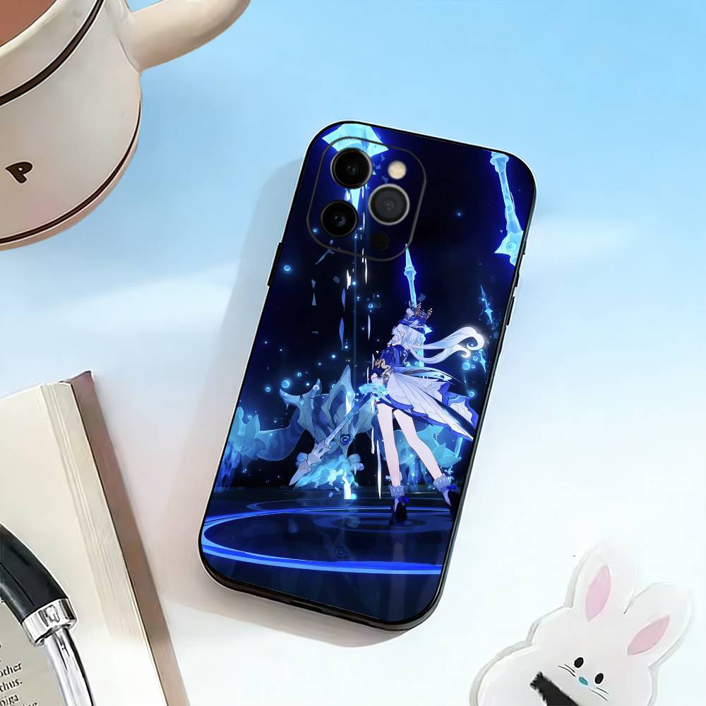 Skirk G-Genshin Impact Etui na Telefon Silikonowe Miękkie Dla IPhone 17 16 15 14 13 12 11 X XR Plus Pro Max Plus