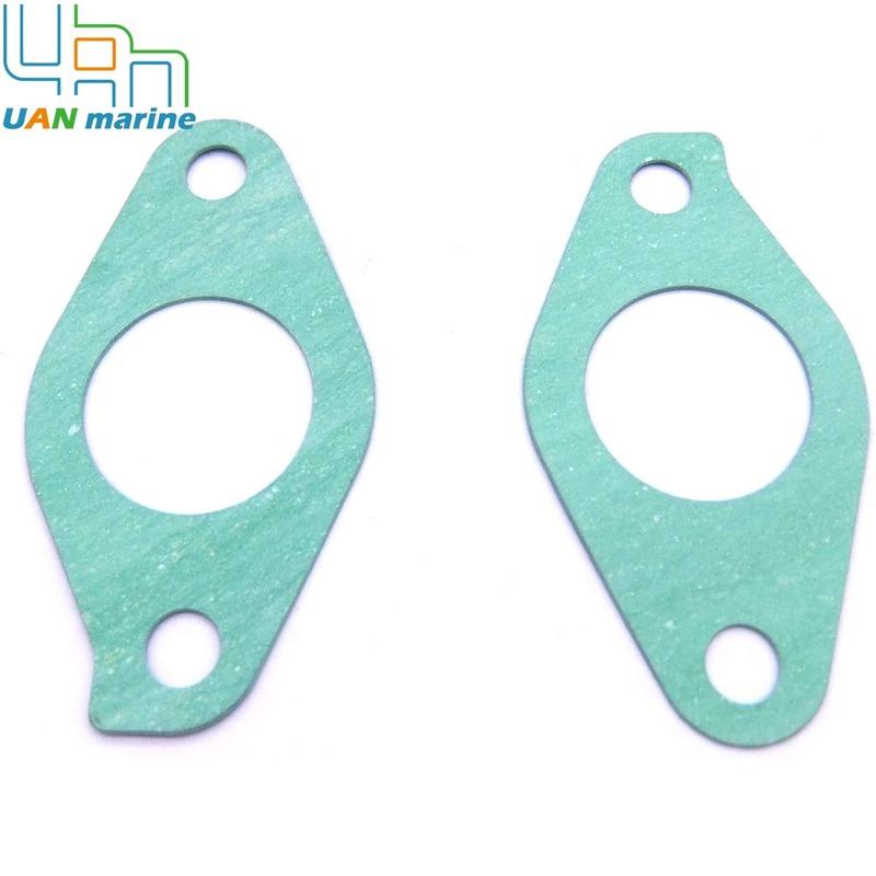 2 Pcs 27-803508013 Outboard Carburetor Gasket for Mercury Marine for MerCruiser Quicksilver 2HP 2.5HP 3.5HP 4HP 5HP 6HP 4-Stroke