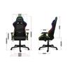 Chaise Gaming - HUZARO - Force 6.3 - LED RVB - Ergonomique - Accoudoirs Réglables