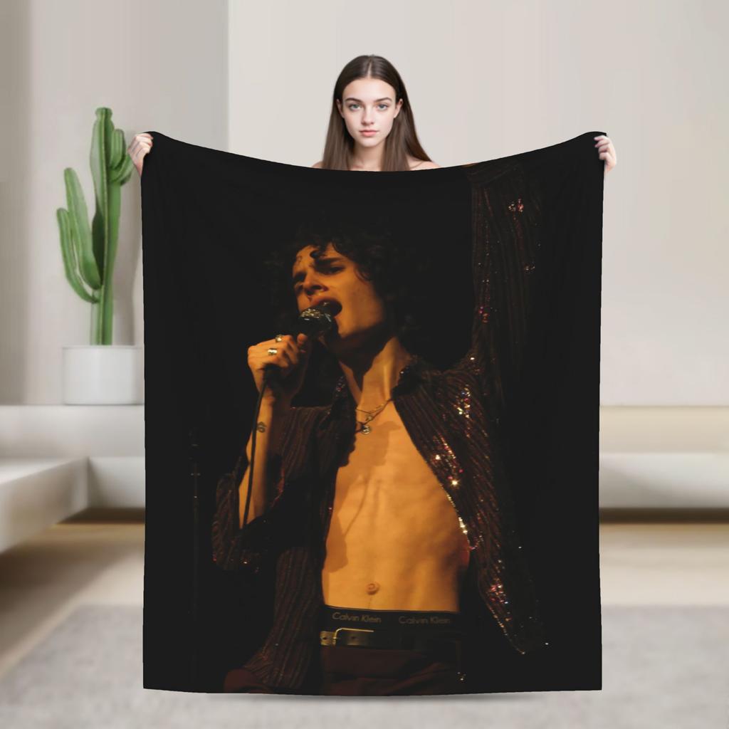 Super Soft Blanket Camping SSOMBR World Tour Throw Blanket  Flannel Bedspread For Couch Chair Print Sofa Bed Cover