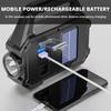 Multifunctional Outdoor Waterproof Solar Flashlight with COB Lamp