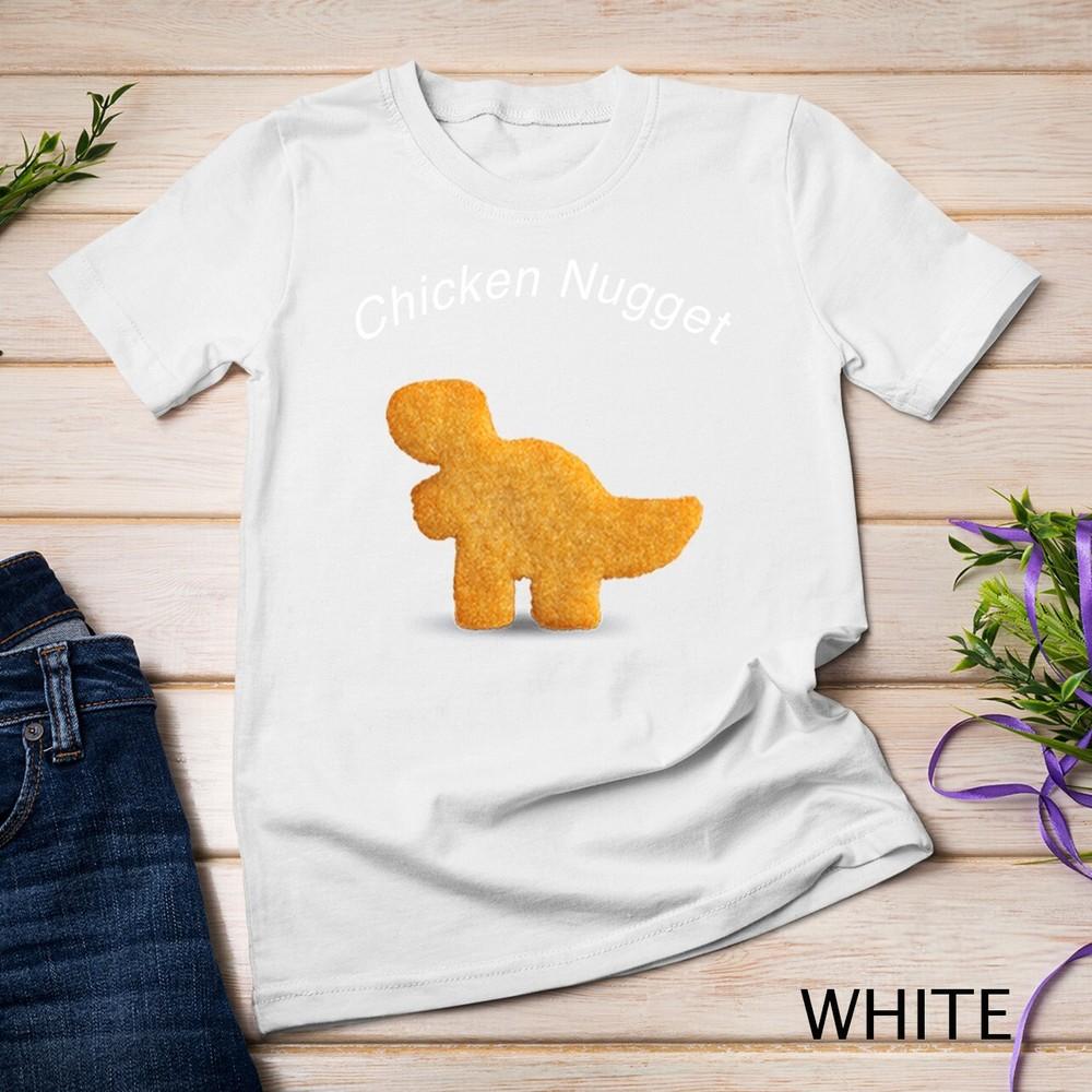 

Chicken Nugget Dino T-Rex Funny Dino Tyrannosaurus Unisex T-shirt 4XL